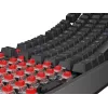 Genesis Thor 230 TKL drôtová mechanická herná klávesnica, US, čierna, Outemu Red