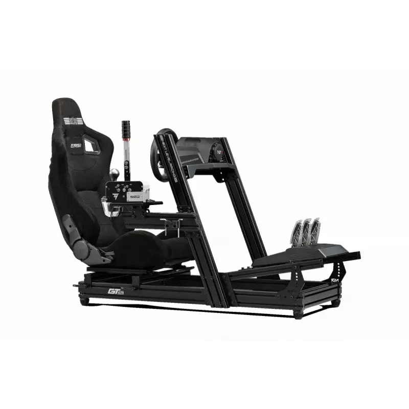 Kokpit pre racing simulátor Next Level Racing GTElite Wheel Plate Edition – montážna platforma pre volant a pedále z hliníka a uhlíkovej ocele