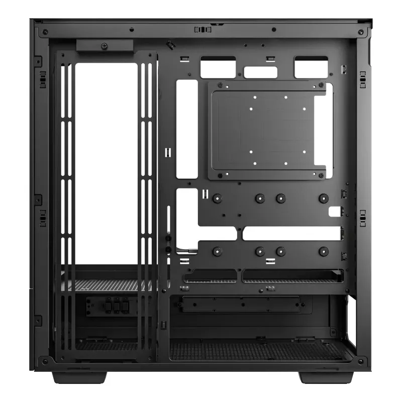 DeepCool CH690 Digital R-CH690-BKNNA0D-G-1 PC skriňa Mid Tower, ATX/micro-ATX/Mini-ITX, 2x tvrdené sklo, 1x pozícia 3,5 palca + 3x pozície 2,5 palca, 8 expanzných slotov, bez zdroja, čierna