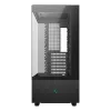 DeepCool CH690 Digital R-CH690-BKNNA0D-G-1 PC skriňa Mid Tower, ATX/micro-ATX/Mini-ITX, 2x tvrdené sklo, 1x pozícia 3,5 palca + 3x pozície 2,5 palca, 8 expanzných slotov, bez zdroja, čierna