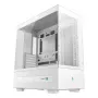 DeepCool CH690 Digital WH R-CH690-WHNNA0D-G-1 PC skriňa Mid Tower, ATX/micro-ATX/Mini-ITX, 2x tvrdené sklo, 1x pozícia 3,5 palca + 3x pozície 2,5 palca, 8 expanzných slotov, bez zdroja, biela