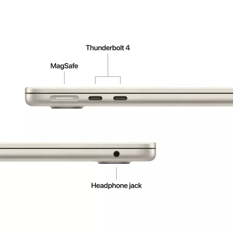 Laptop Apple MacBook Air 13 palcov M4 10‑Core CPU 8‑Core GPU 16 GB RAM 256 GB SSD macOS