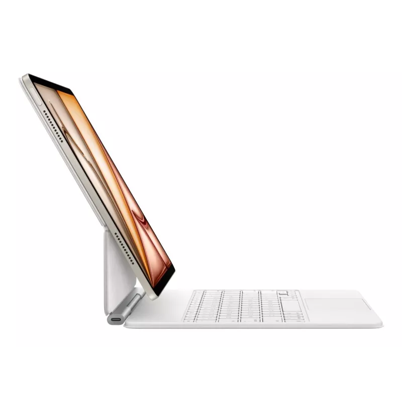 Apple Magic Keyboard QWERTY švédčina biela Trackpad iPad Air 13
