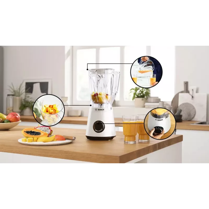 Bosch Serie 4 MMB6141W stolový mixér 1,5 L 1200 W biela