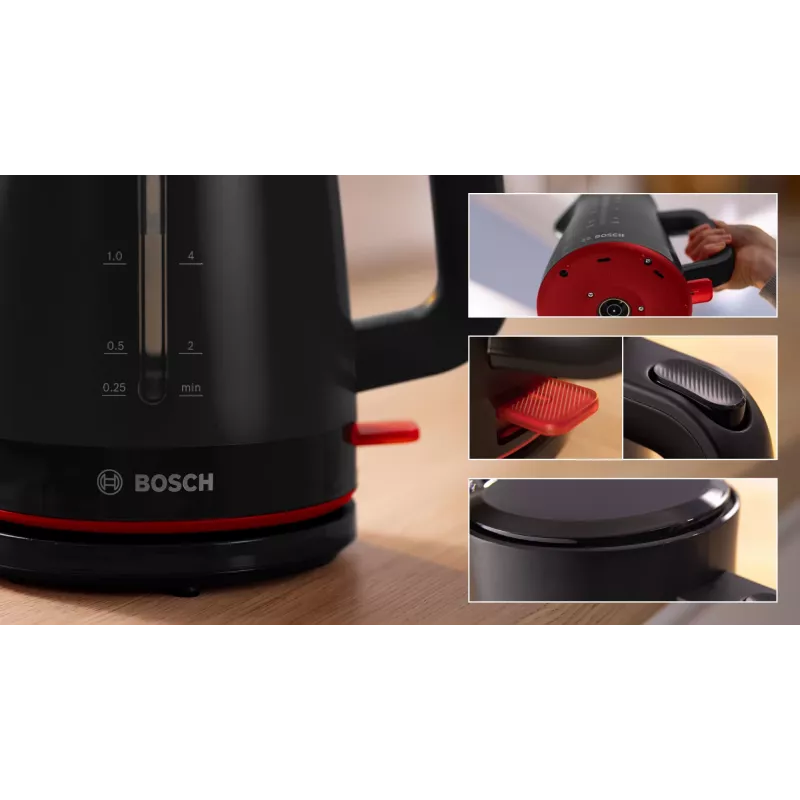 Bosch TAT3M124 hriankovač 2 plátky 950 W červený