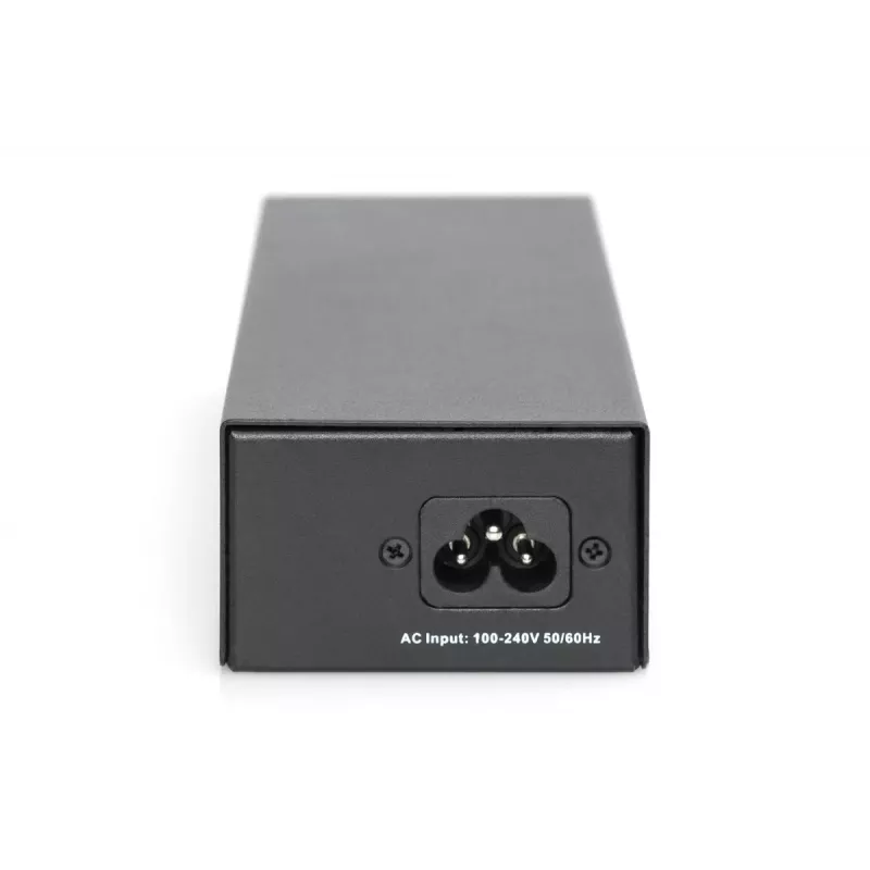 DIGITUS Gigabit Ethernet PoE++ injektor, 802.3bt Power pins: 4/5(+),7/8(-) and 3/6(+), 1/2(-), 85W