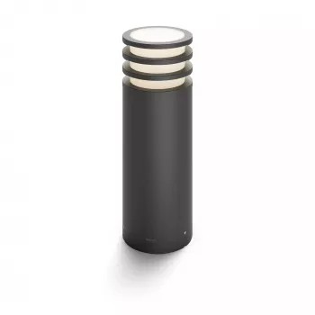 Philips Hue White Lucca vonkajšie stojanové svietidlo, inteligentné stojanové/stĺpové svietidlo, Bluetooth/Zigbee, antracit, LED, hliník, E27