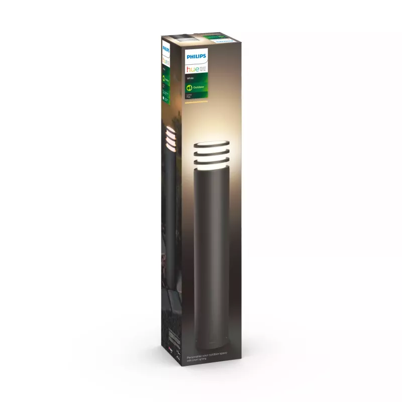 Smart stojanové svietidlo Philips Hue White Lucca vonkajší stĺp 1740393P0