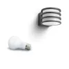 Philips Hue White Lucca vonkajšie nástenné svietidlo, smart vonkajšie svietidlo, Bluetooth/Zigbee, antracit, LED, hliník, E27