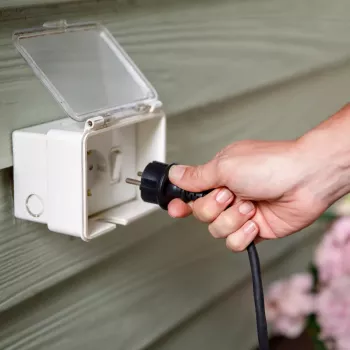 Philips Outdoor 40W napájací zdroj, osvetľovací napájací zdroj, čierny, plast, záhrada, terasa, IP67, II