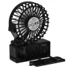 Stolový ventilátor Adler AD 7336 – skladací mini ventilátor, 6,5 cm priemer, 1 rýchlosť, čierny