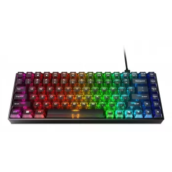 Mechanická herná klávesnica Lenovo Legion K510 Mini Pro 75% US-angličtina, 84 klávesov, RGB, USB, 1,8 m kábel, čierna/transparentná
