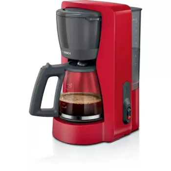 Filtračný kávovar Bosch TKA2M114 — 1,25 l nádržka na vodu, 15 šálok, červený