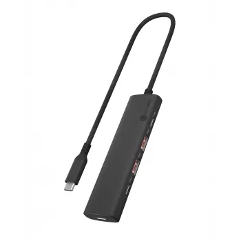 ICY BOX IB-HUB1437-CPD káblový USB 3.2 Gen 2 (3.1 Gen 2) Type-C čierny