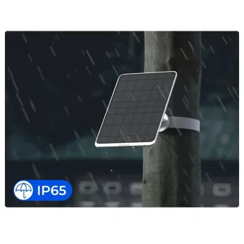 Solárny panel Reolink SP3-W 12W 6V USB-C IP65 exteriér, 360° horizontálne, 90° vertikálne, 4 m kábel, technopolymér, biely