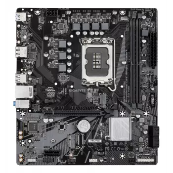 GIGABYTE H610M D3W DDR4 základná doska - podporuje Intel Core CPU 14. generácie, 5+1+1 fáz VRM, až do 3200 MHz DDR4, 1x PCIe 3.0 M.2, 1 GbE LAN, USB 3.2 Gen 1