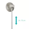 Stojanový ventilátor Duux Rize Flex 21 cm, 4 rýchlosti, oscilácia, 10 W, greige