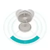 Stojanový ventilátor Duux Rize Flex 21 cm, 4 rýchlosti, oscilácia, 10 W, greige