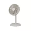 Stojanový ventilátor Duux Rize Flex 21 cm, 4 rýchlosti, oscilácia, 10 W, greige