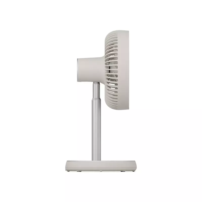 Stojanový ventilátor Duux Rize Flex 21 cm, 4 rýchlosti, oscilácia, 10 W, greige