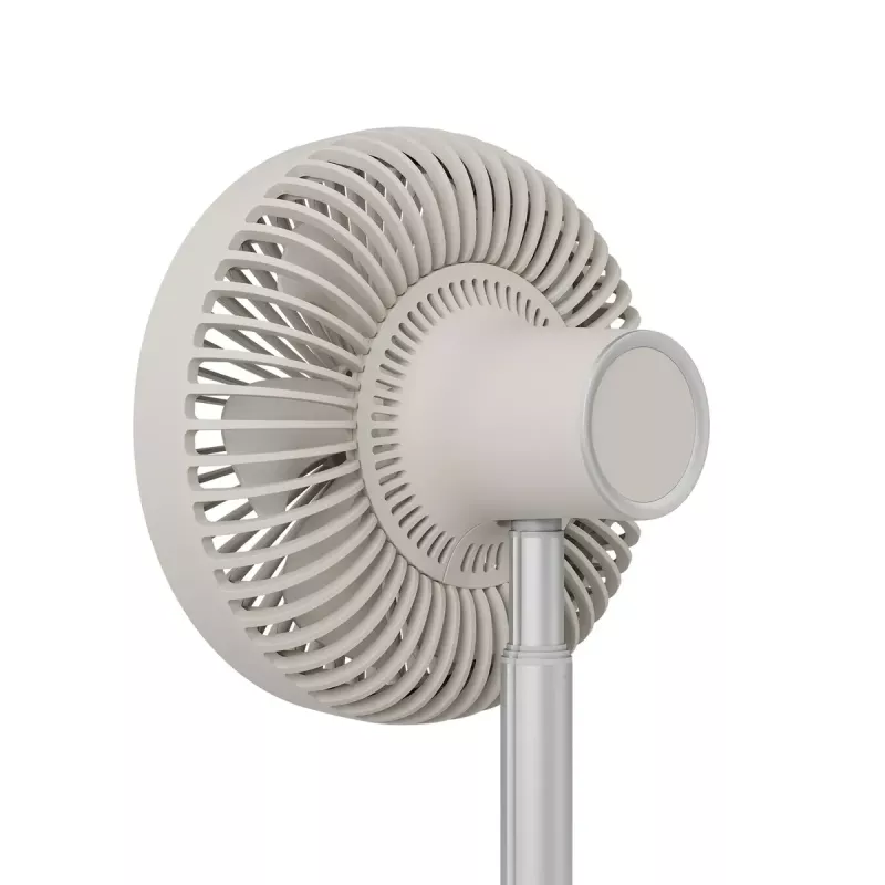 Stojanový ventilátor Duux Rize Flex 21 cm, 4 rýchlosti, oscilácia, 10 W, greige