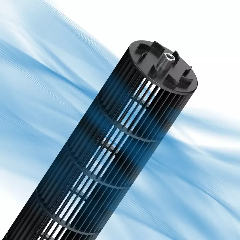 Vežový ventilátor Duux Elevate DXTF02 — priemer 29 cm, 12 rýchlostí, oscilácia, 4–40 W, biely