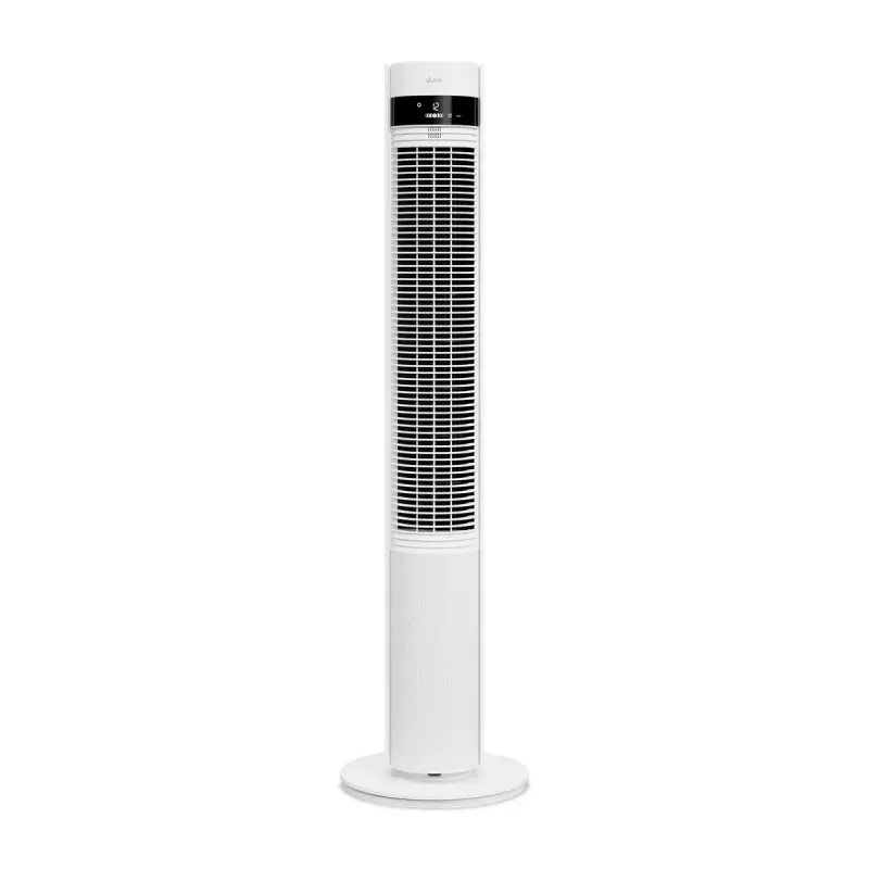 Vežový ventilátor Duux Elevate DXTF02 — priemer 29 cm, 12 rýchlostí, oscilácia, 4–40 W, biely