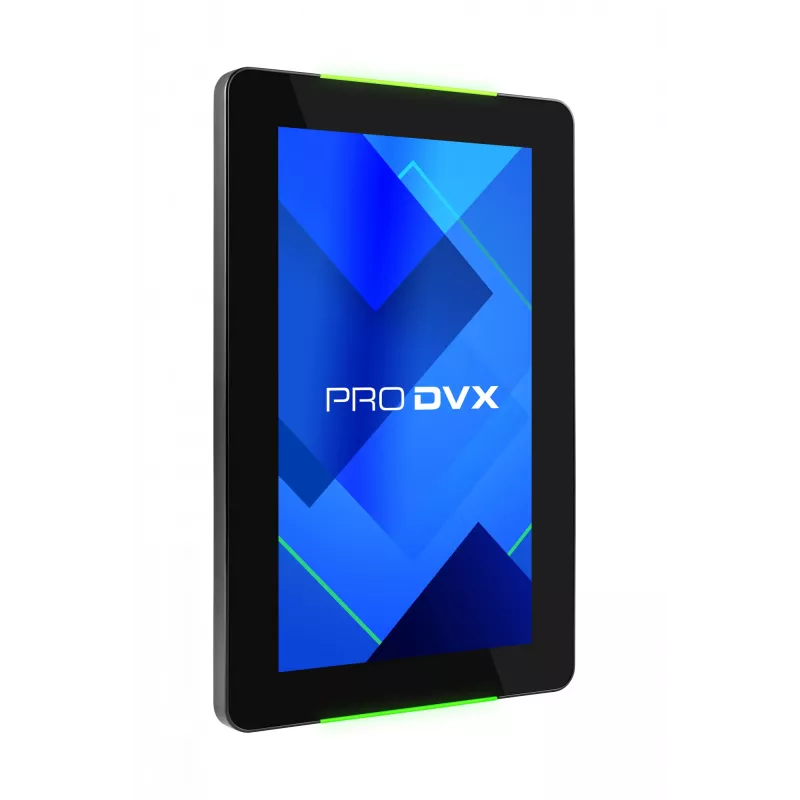 ProDVX APPC-7XPL panelový počítač s Androidom, 7-palcový (17,8 cm) dotykový displej, 1024x600, 4 GB, Android 12, Wi-Fi, VESA 75x75, čierny
