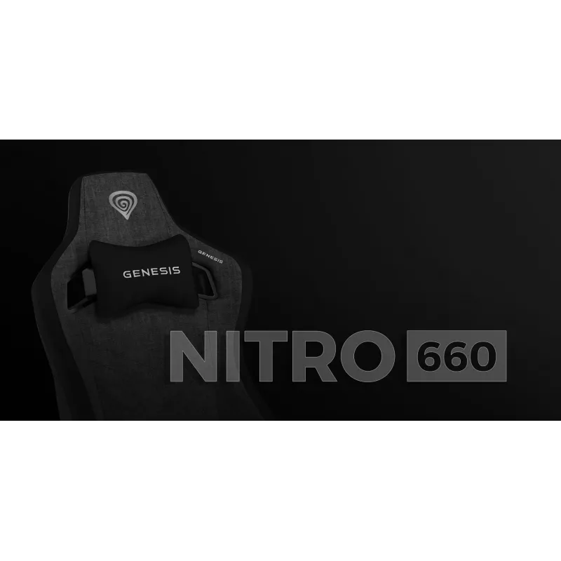 PC herná stolička GENESIS NITRO 660 maximálna hmotnosť používateľa 150 kg čalúnené sedadlo