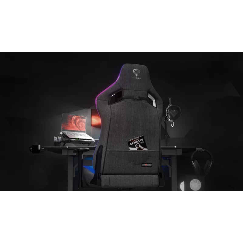 PC herná stolička GENESIS TRIT 660 čalúnené sedadlo max. hmotnosť 150 kg