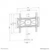 Neomounts TV stojan na stôl na priskrutkovanie DS42-430BL14 max. 50 kg 32-55 inch