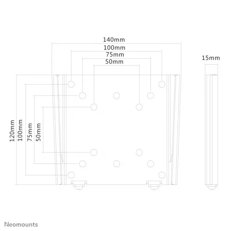 Neomounts FPMA-W25 držiak monitora/TV na stenu 10-30