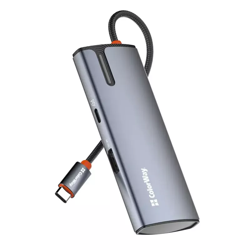 Dokovacia stanica ColorWay CW-HUB01 5-in-1 USB-C s HDMI a Ethernet
