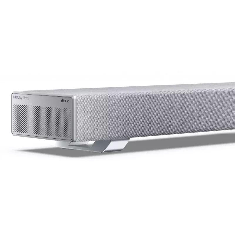 Sharp HT-SBW53121(SL) 3.1.2 Dolby Atmos/DTS:X soundbar s bezdrôtovým subwooferom, 550 W, Bluetooth, strieborný