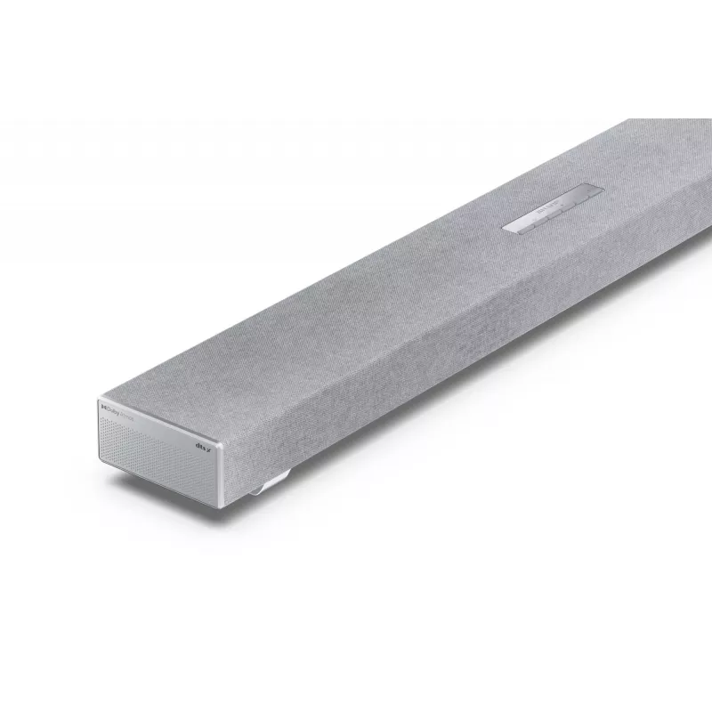 Sharp HT-SBW53121(SL) 3.1.2 Dolby Atmos/DTS:X soundbar s bezdrôtovým subwooferom, 550 W, Bluetooth, strieborný