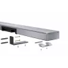 Sharp HT-SBW53121(SL) 3.1.2 Dolby Atmos/DTS:X soundbar s bezdrôtovým subwooferom, 550 W, Bluetooth, strieborný