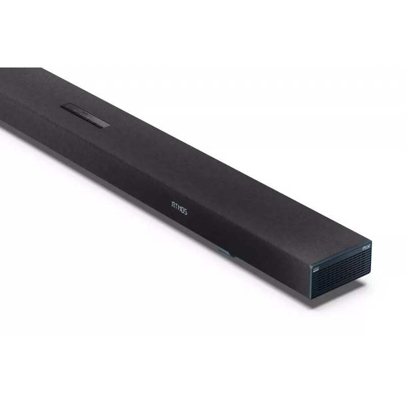 Sharp HT-SBW55121(BK) 5.1.2 Dolby Atmos/DTS:X soundbar s bezdrôtovým subwooferom, 650 W, Bluetooth, čierny