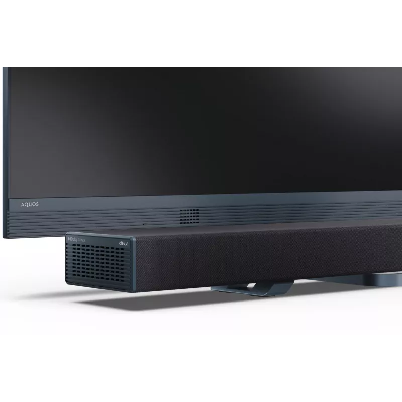 Sharp HT-SBW55121(BK) 5.1.2 Dolby Atmos/DTS:X soundbar s bezdrôtovým subwooferom, 650 W, Bluetooth, čierny