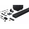 Sharp HT-SBW55121(BK) 5.1.2 Dolby Atmos/DTS:X soundbar s bezdrôtovým subwooferom, 650 W, Bluetooth, čierny
