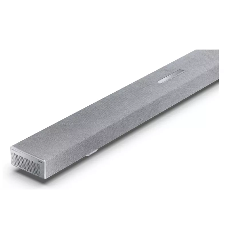 Sharp HT-SBW55121(SL) 5.1.2 Dolby Atmos/DTS:X soundbar s bezdrôtovým subwooferom, 650 W, Bluetooth, strieborný