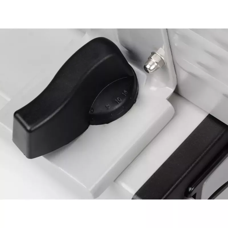Tristar EM-2099 elektrický krájač potravín, 150 W, max. hrúbka plátku 15 mm, odnímateľný nôž, čierna/strieborná