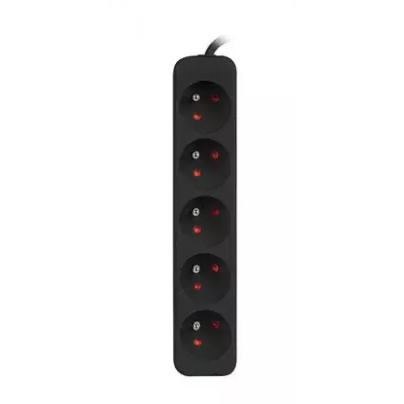 Predlžovací kábel Lanberg PS0-05E-0100-IEC-BK