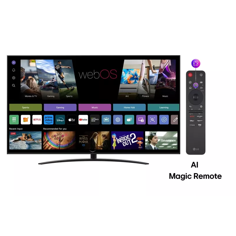 LG NanoCell AI 86NANO81A3A TV 2,18 m (86 inch) 4K Ultra HD Smart TV Wi-Fi čierna
