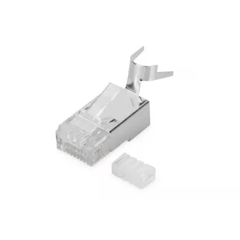 DIGITUS modulárny konektor samec pre okrúhly kábel, CAT6A, tienený