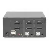 DIGITUS 2-portový DisplayPort DualView 60 Hz 4K 60fp podpora viacerých platforiem