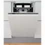 Vstavaná umývačka riadu úzka WHIRLPOOL WSIO 3T223 PCE X — 10 súprav riadu, 43 dB, 45 cm
