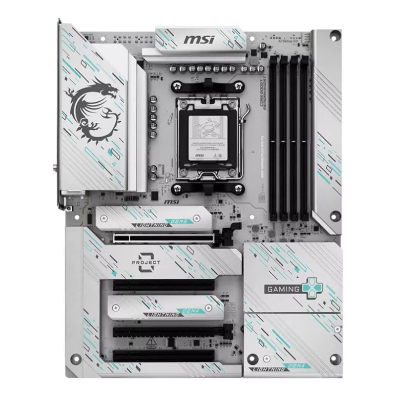 Základná doska MSI B850 GAMING PLUS WIFI PZ — AMD B850, socket AM5, ATX, DDR5, 4x DIMM, 3x M.2, Wi‑Fi, Bluetooth