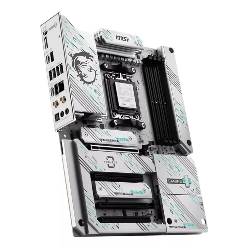 Základná doska MSI B850 GAMING PLUS WIFI PZ — AMD B850, socket AM5, ATX, DDR5, 4x DIMM, 3x M.2, Wi‑Fi, Bluetooth