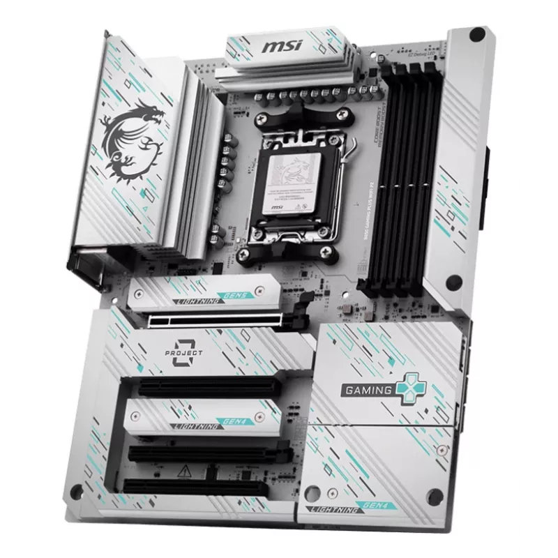 Základná doska MSI B850 GAMING PLUS WIFI PZ — AMD B850, socket AM5, ATX, DDR5, 4x DIMM, 3x M.2, Wi‑Fi, Bluetooth