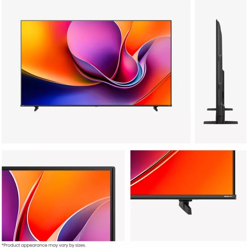 Hisense 85A6Q 85" (216 cm) 4K Ultra HD Smart TV, VIDAA, Dolby Vision, Wi-Fi, čierny